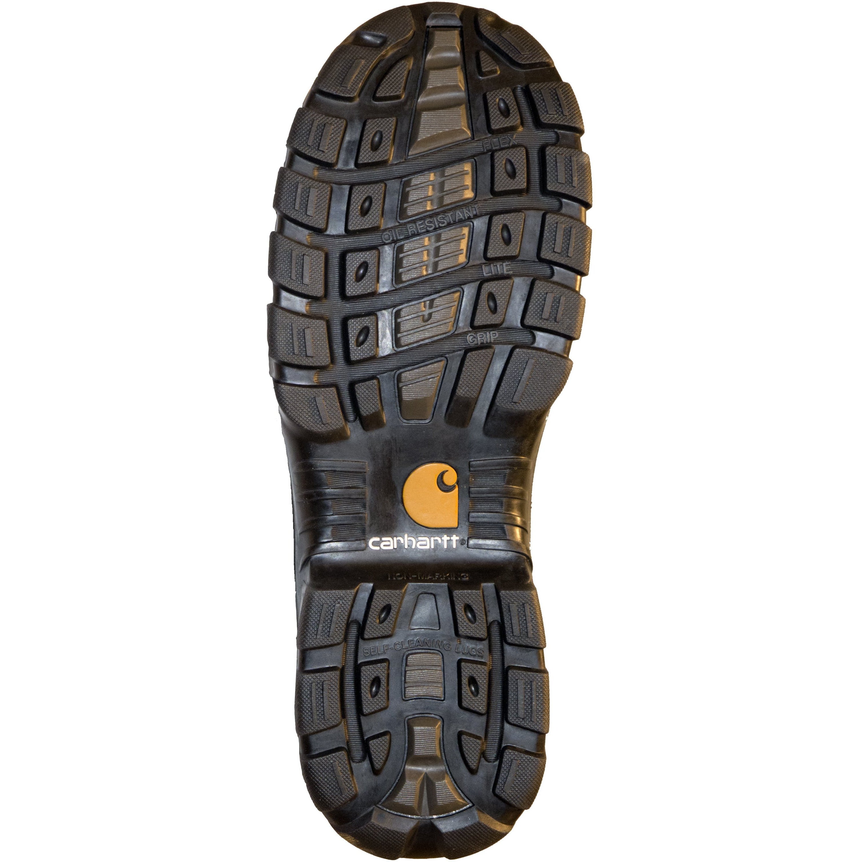 Carhartt Men's Rugged Flex 8" Comp Toe Ins WP Work Boot Brown CMF8389  - Overlook Boots
