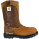 Carhartt Men's 11" Steel Toe Waterproof Wellington Work Boot - Brown - CMP1200 8 / Medium / Brown - Overlook Boots