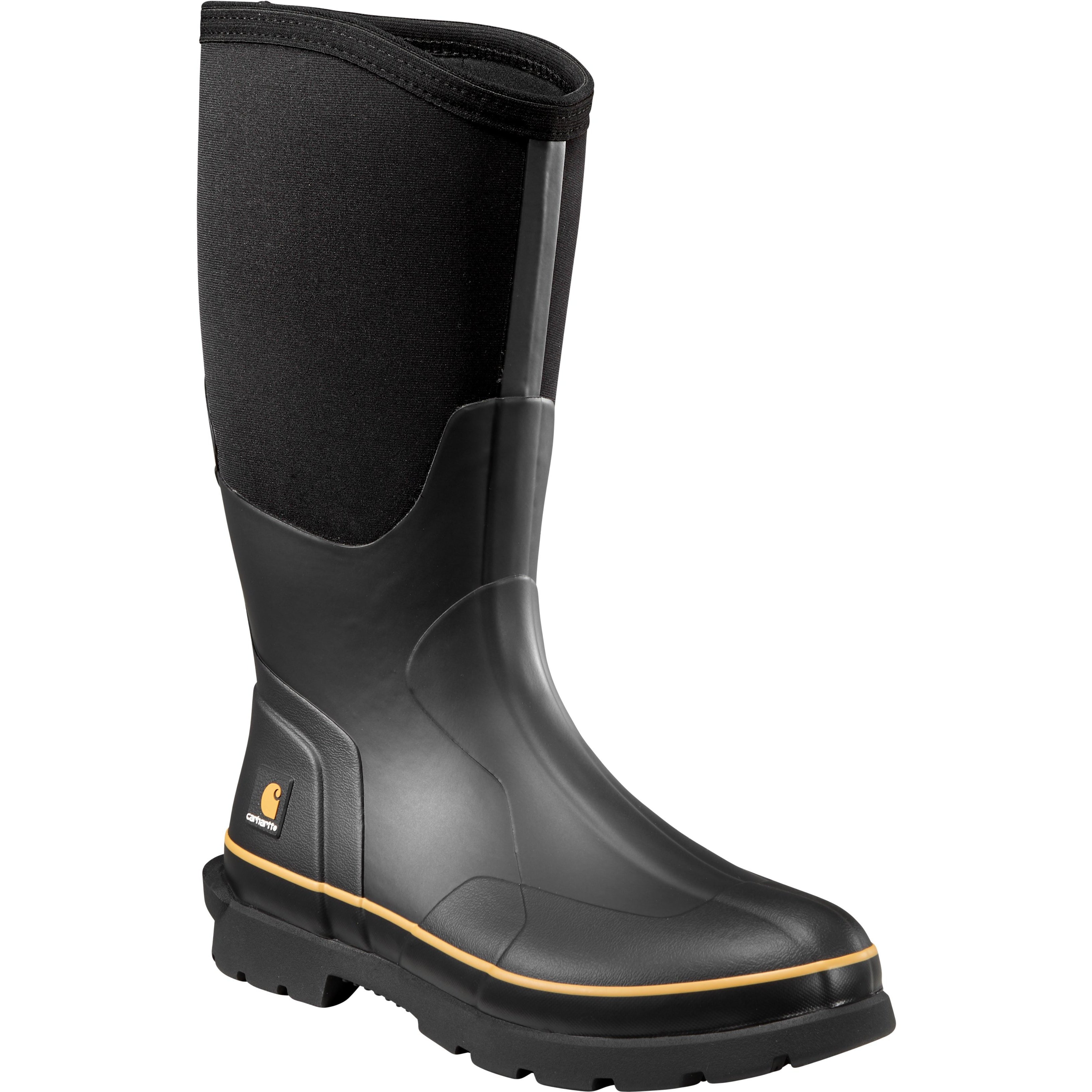 Carhartt Men's Mudrunner 15" Carbon Nano Toe WP Rubber Work Boot- CMV1451 7 / Medium / Black - Overlook Boots