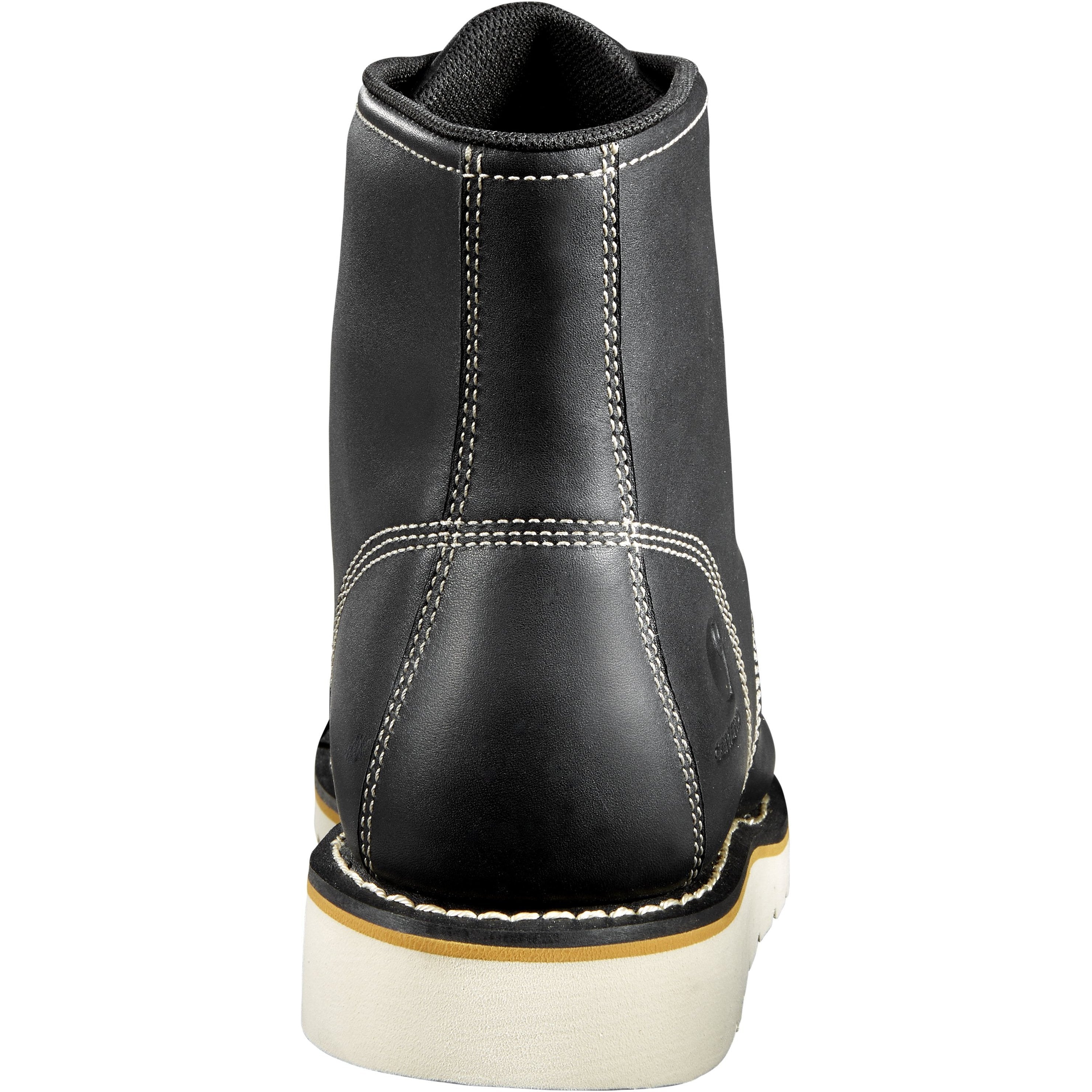Carhartt Men's 6" Soft Toe WP Wedge Work Boot - Black - CMW6191  - Overlook Boots