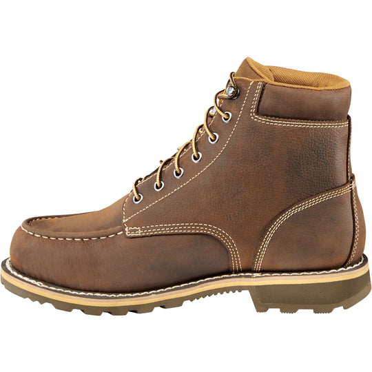 Carhartt Men's 6" Soft Toe Waterproof Work Boot - Brown - CMW6197  - Overlook Boots