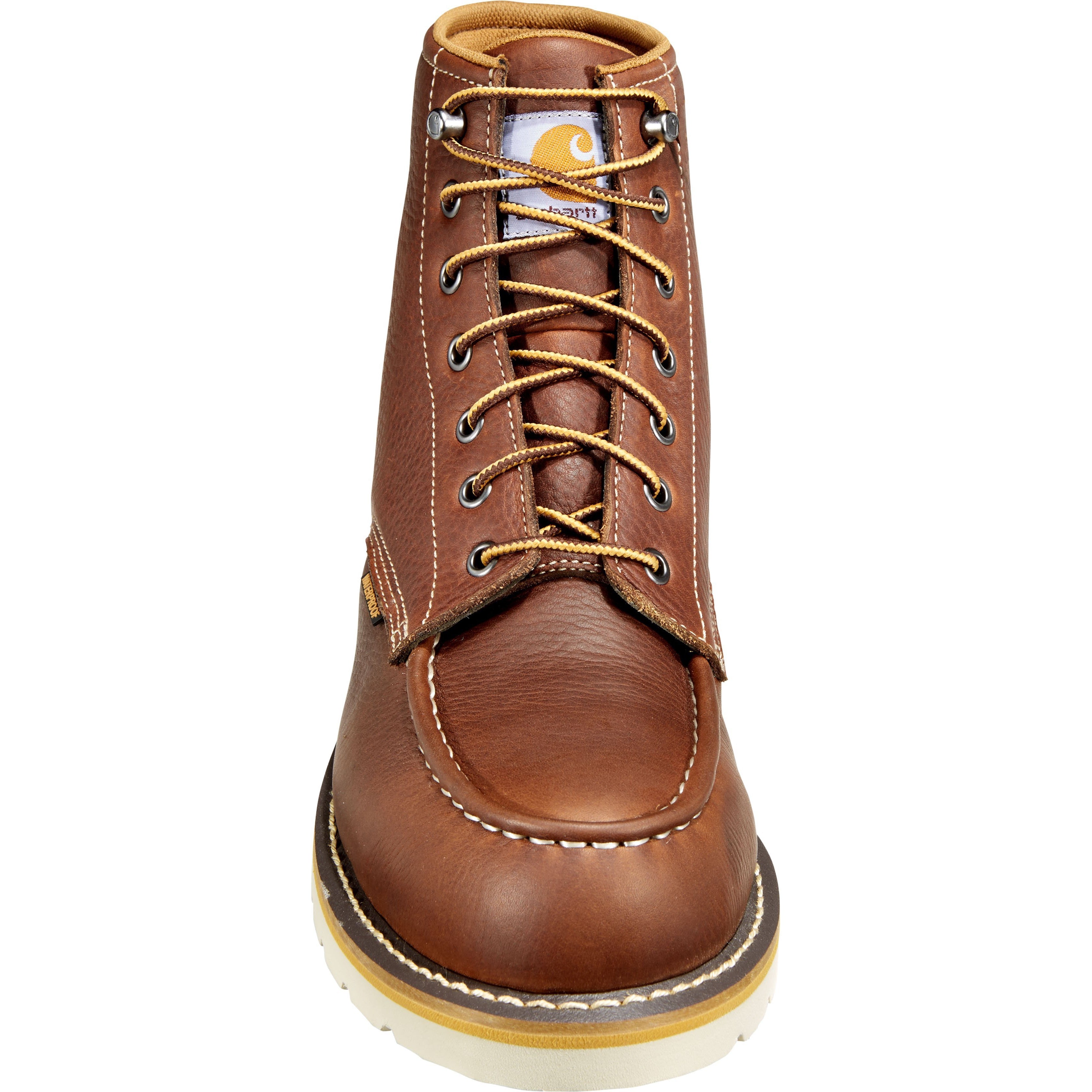 Carhartt Men's 6" Soft Toe Waterproof Wedge Work Boot - Tan - CMW6175  - Overlook Boots
