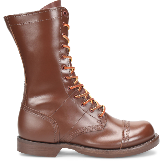 Corcoran Women's Historic 10" Soft Toe USA Made Military Jump Boot- Brown- CV1516  - Overlook Boots