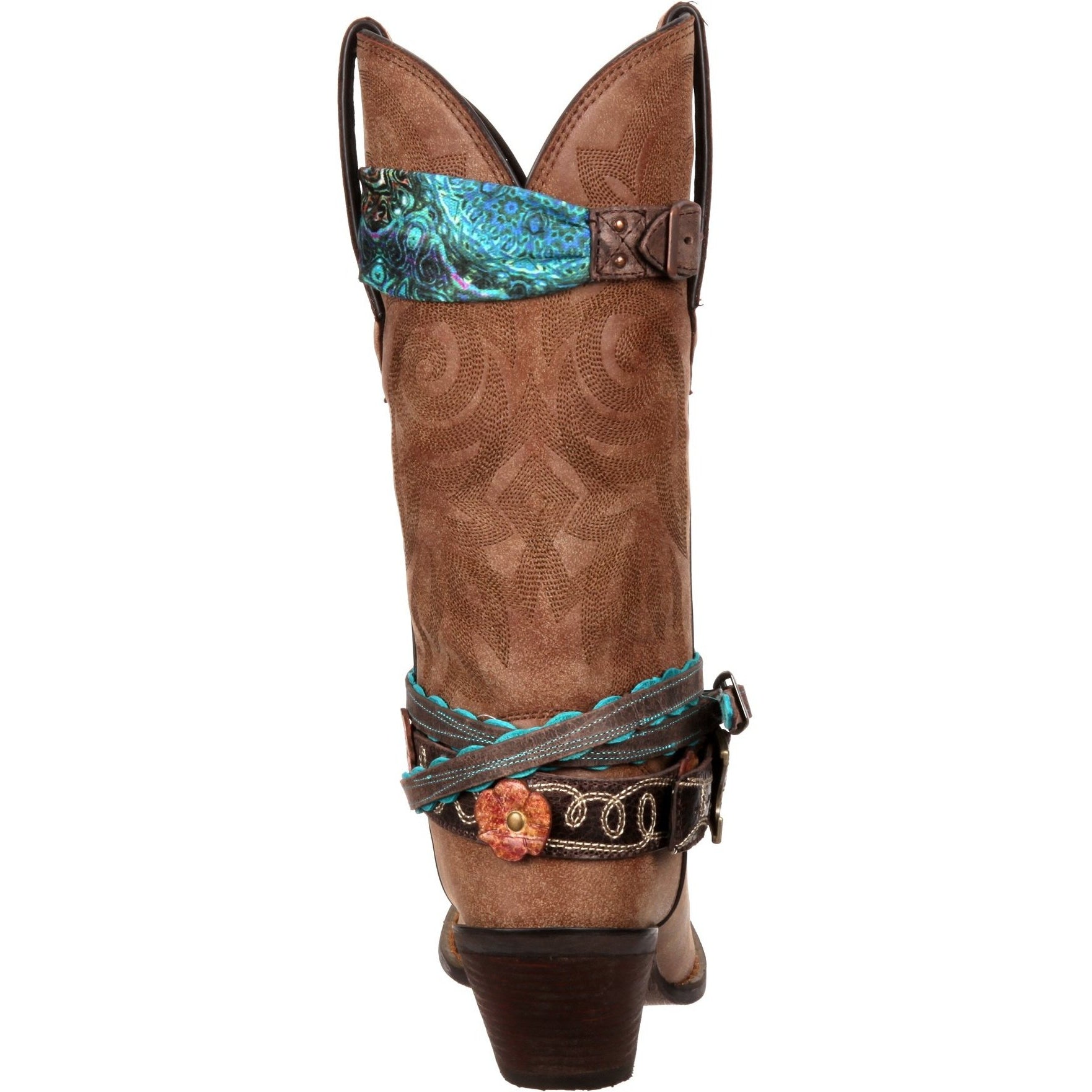 Durango Women's Crush 12" Accessorized Western Boot - Brown - DCRD145  - Overlook Boots