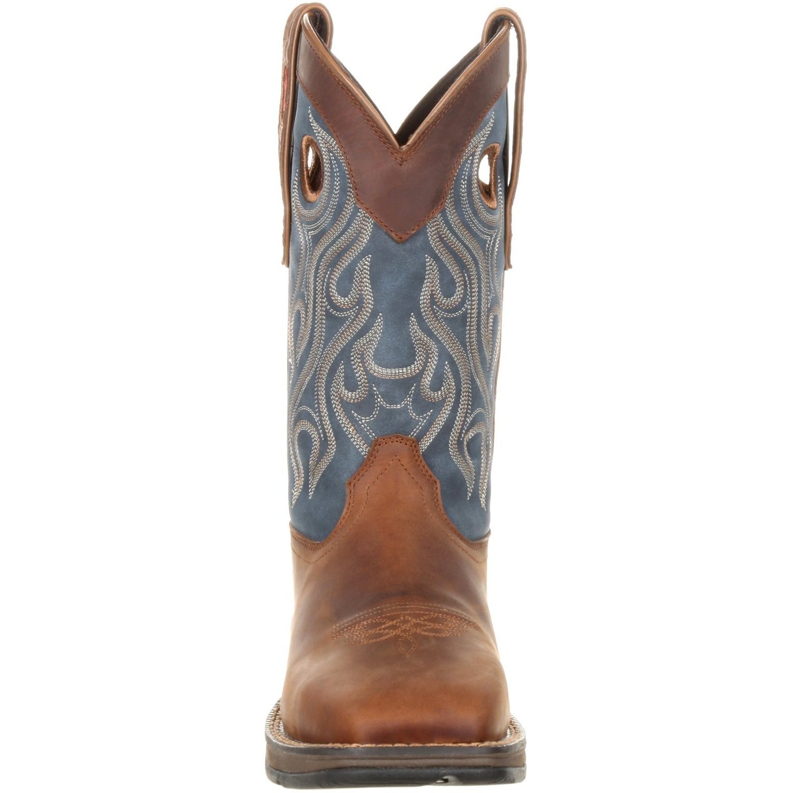 Durango Men's Rebel 12" Steel Toe Pull-On Western Boot- Brown- DDB0134  - Overlook Boots
