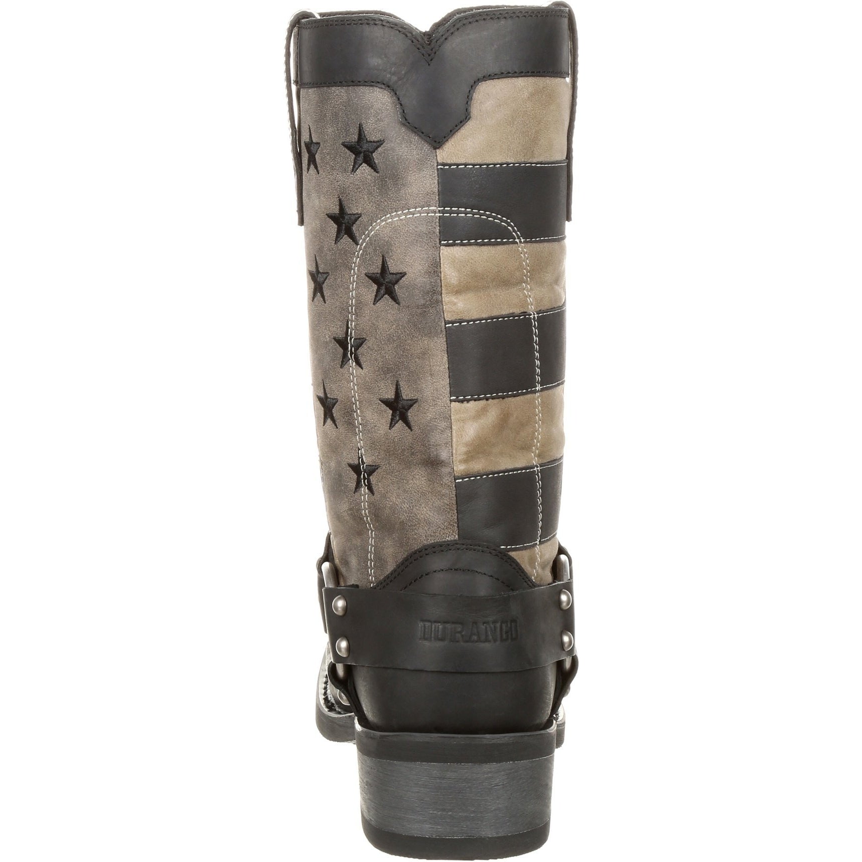 Durango Men's Black Faded 11" Snoot toe Flag Harness Boot Black DDB0141  - Overlook Boots