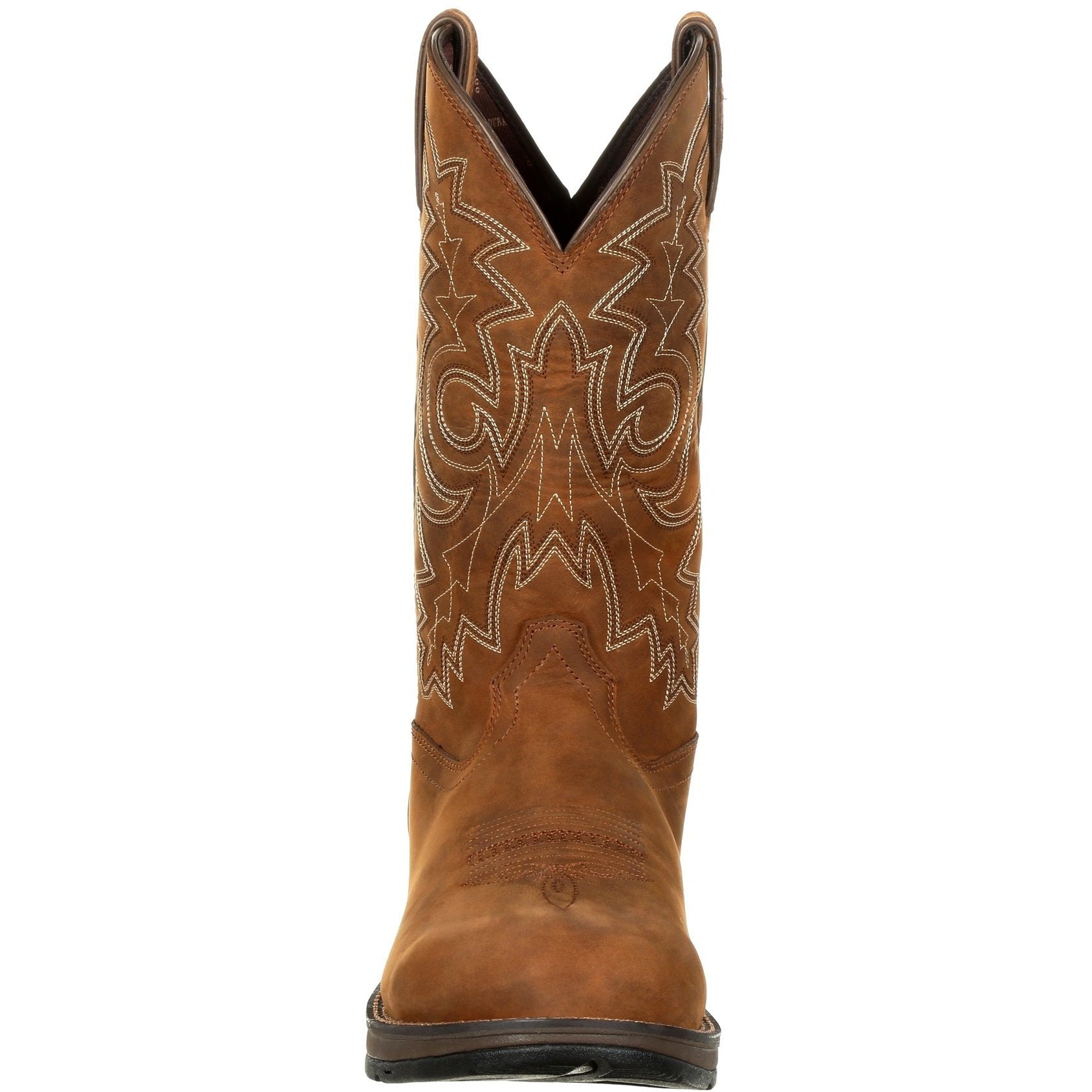 Durango Men's Rebel 12" Round Toe WP Western Boot - Brown - DDB0163  - Overlook Boots