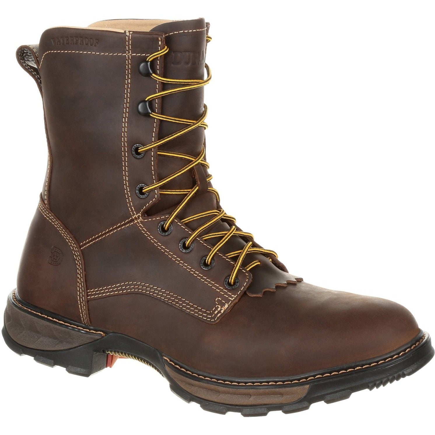 Durango Men's Maverick XP Lacer 8" Round Toe WP Work Boot - DDB0174 8 / Medium / Brown - Overlook Boots