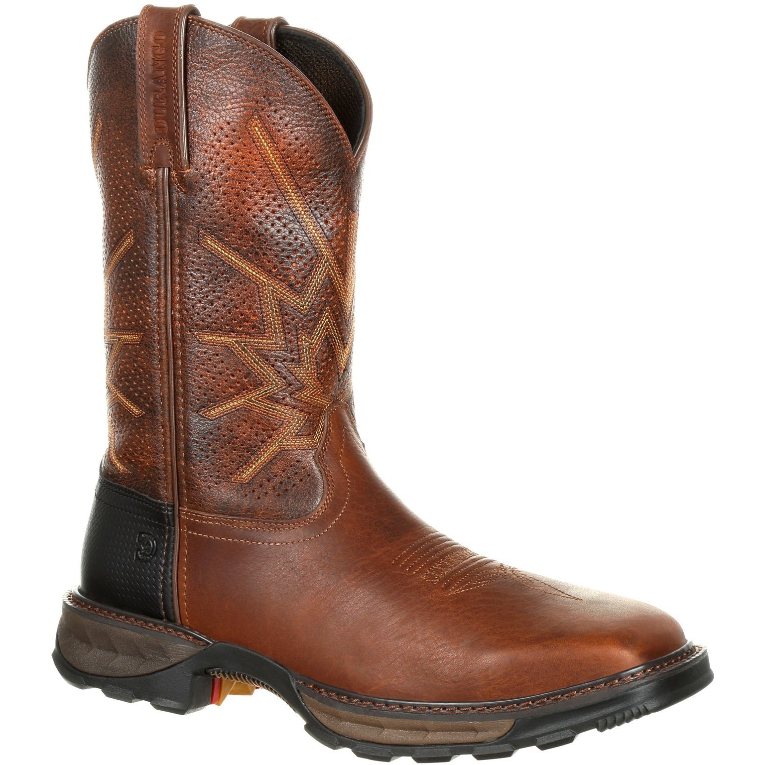Durango Men's Maverick XP 11" Steel Toe Western Work Boot - DDB0175 7 / Medium / Tobacco - Overlook Boots