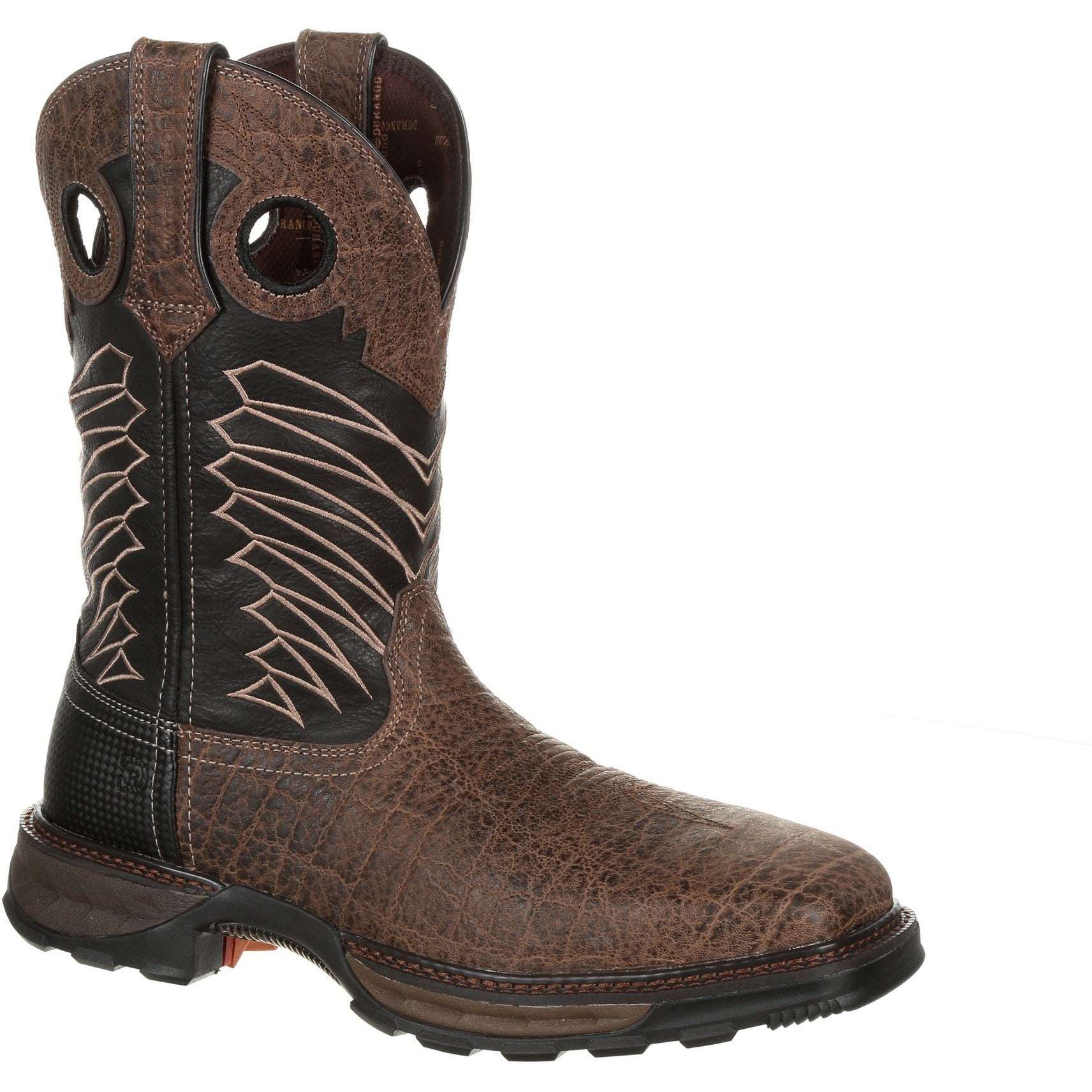 Durango Rebel Pro Men's Western Boot - 12" Dark Chestnut/Vintage Flag, X-Pand System