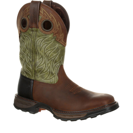 Durango Men's Maverick XP 11" Square Toe Waterproof Western Work Boot- DDB0177 7.0 / Medium / Brown - Overlook Boots
