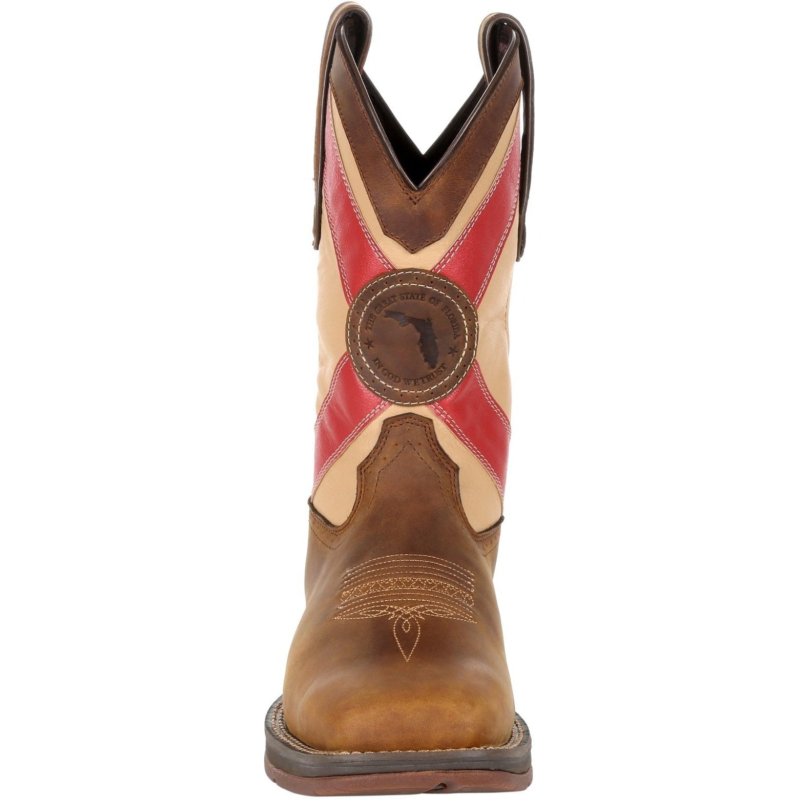 Durango Men's Rebel 11" Square Toe Western Boot - Brown - DDB0233  - Overlook Boots
