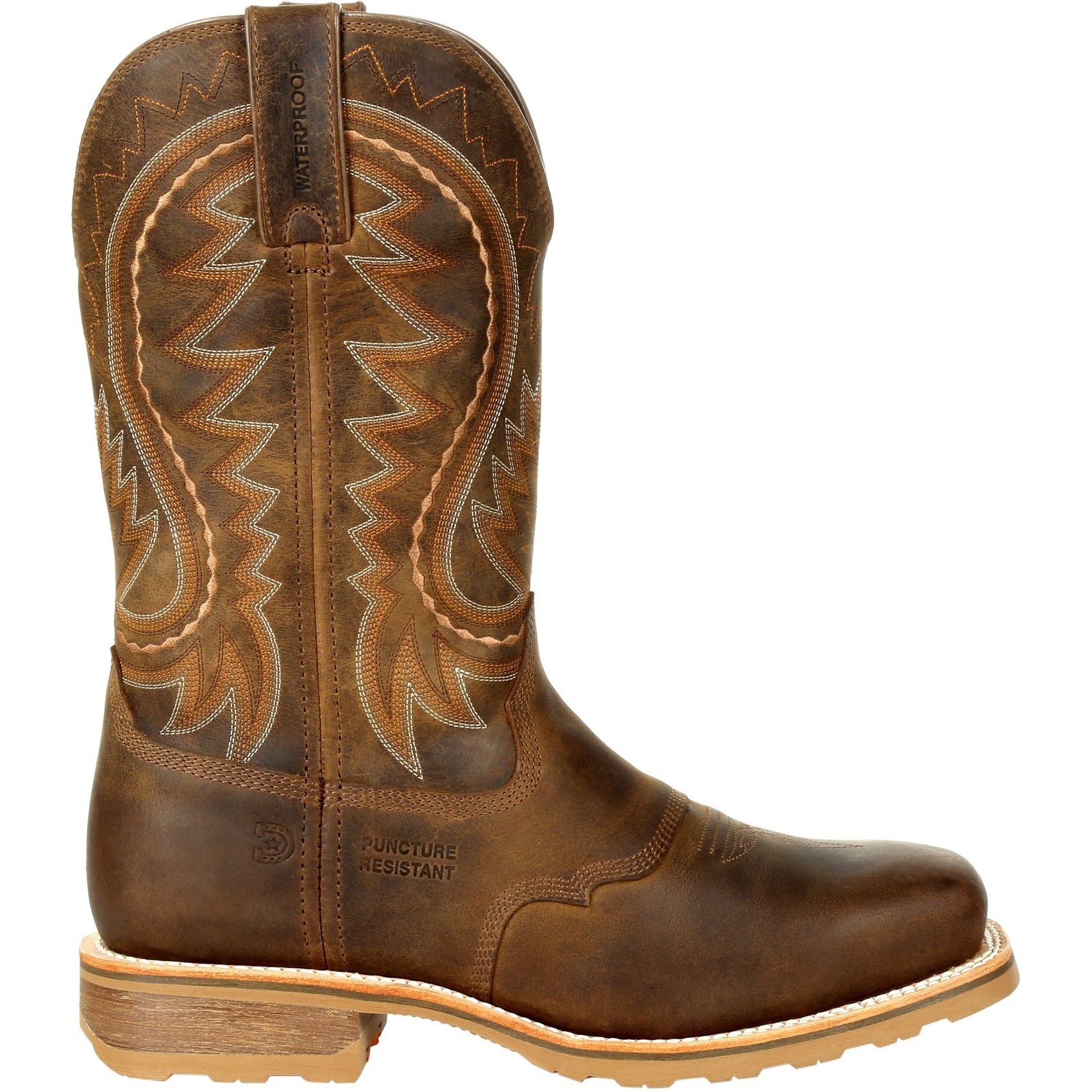 Durango Men's Maverick Pro 12" Steel Toe Waterproof Western Work Boot - DDB0297 - Overlook Boots