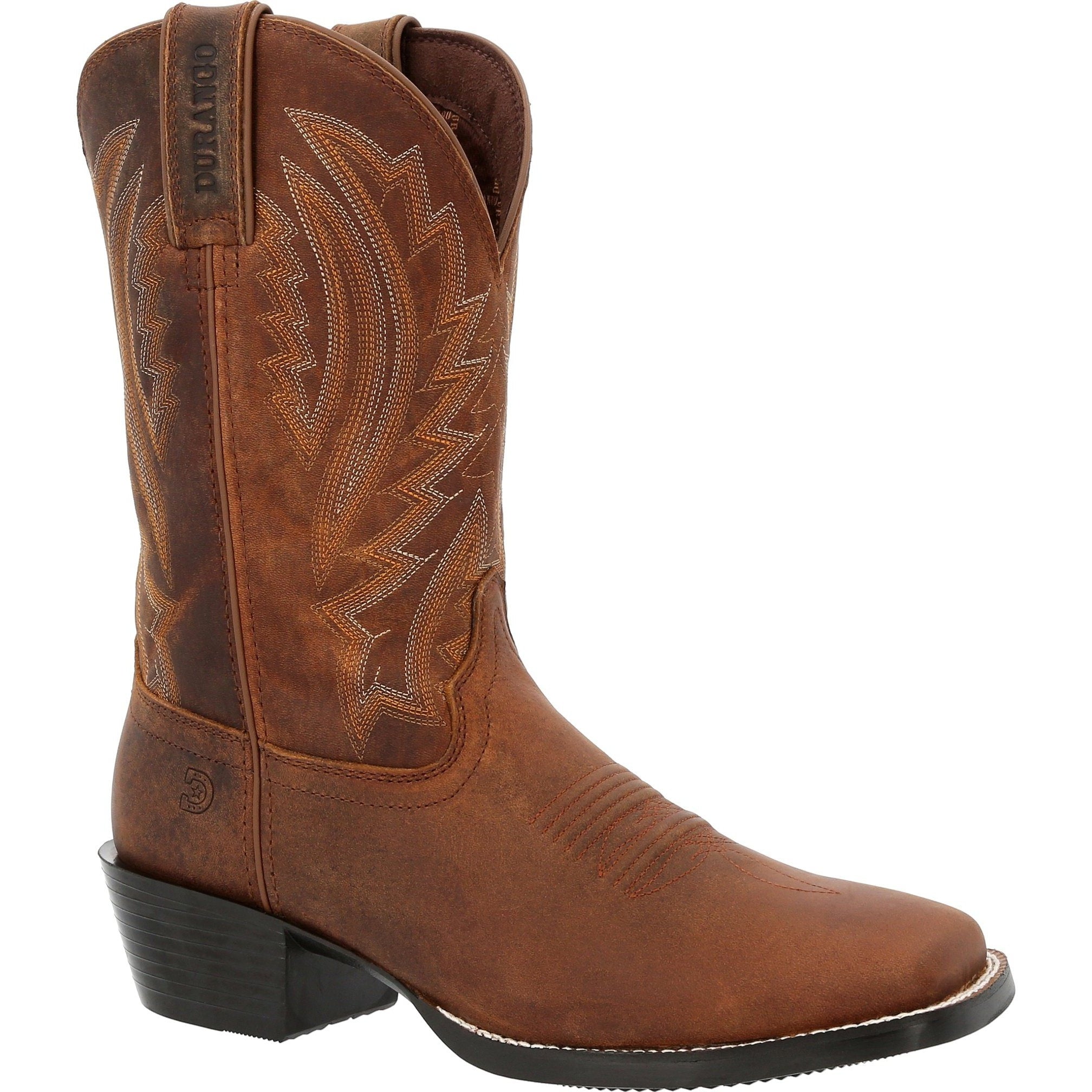 Durango Men's Westward™ 11" Square Toe Western Boot - Cognac - DDB0352 7 / Medium / Brown - Overlook Boots