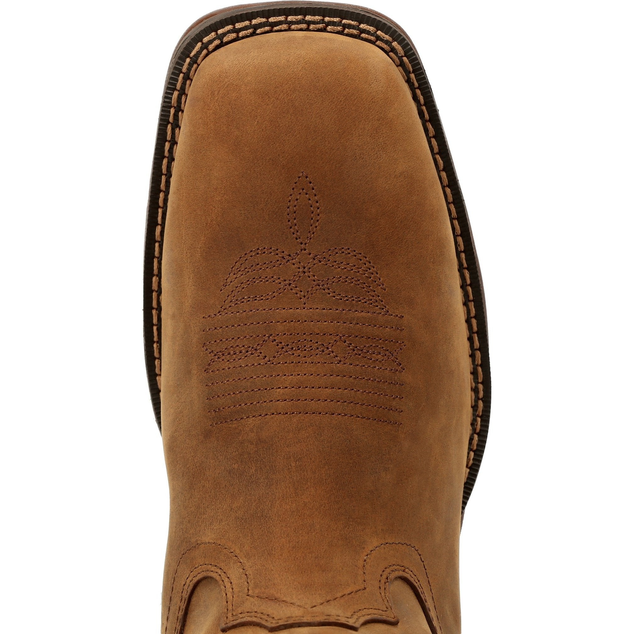 Durango Men's Rebel™ 12" Square Toe WP Western Boot - Russet - DDB0361  - Overlook Boots