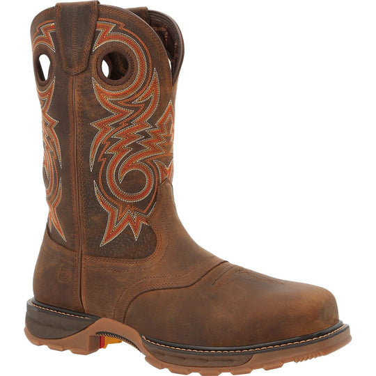 Durango Men's Maverick XP 11" Composite Toe Waterproof Western Work Boot - DDB0365 7.0 / Medium / Brown - Overlook Boots