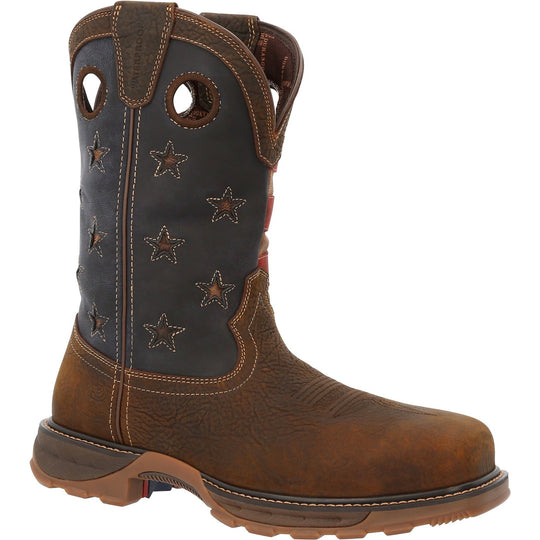 Durango Men's Maverick XP 11" Composite Toe Waterproof Western Work Boot - DDB0366 7.0 / Medium / Brown - Overlook Boots