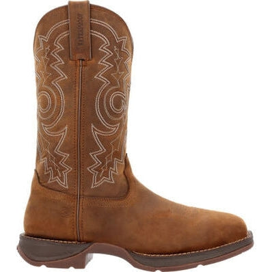 Durango Men's Rebel Work 11" WP Steel Toe Western Boot -Brown- DDB0389 7 / Medium / Brown - Overlook Boots