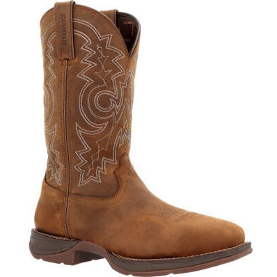 Durango Men's Rebel Work 11" WP Steel Toe Western Boot -Brown- DDB0389  - Overlook Boots