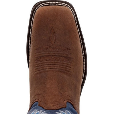 Durango Men's Rebel 12" ST Western Work Boot -Brown And Blue- DDB0429  - Overlook Boots