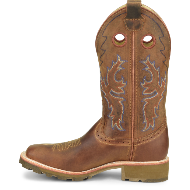 Double H Men's McDorman 12" Sqr Toe USA Made Western Work Boot- DH4647  - Overlook Boots