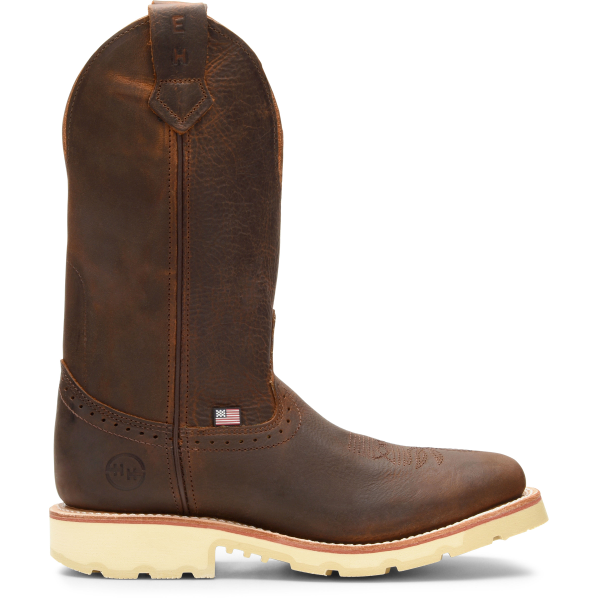 Double H Men's Wooten 12" Steel Toe USA Made Western Work Boot- DH4649  - Overlook Boots
