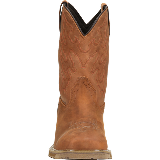 Double H Men's Jacob 10" Composite Toe Waterproof Western Work Boot- Brown- DH5143 - Overlook Boots