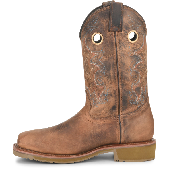 Double H Men's Roy 12" Composite Toe Waterproof Western Work Boot - Brown - DH5246 - Overlook Boots
