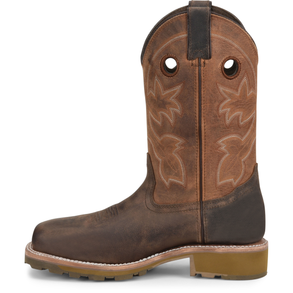 Double H Men's Abner 12" Composite Toe Waterproof Western Work Boot- Brown - DH5353 - Overlook Boots