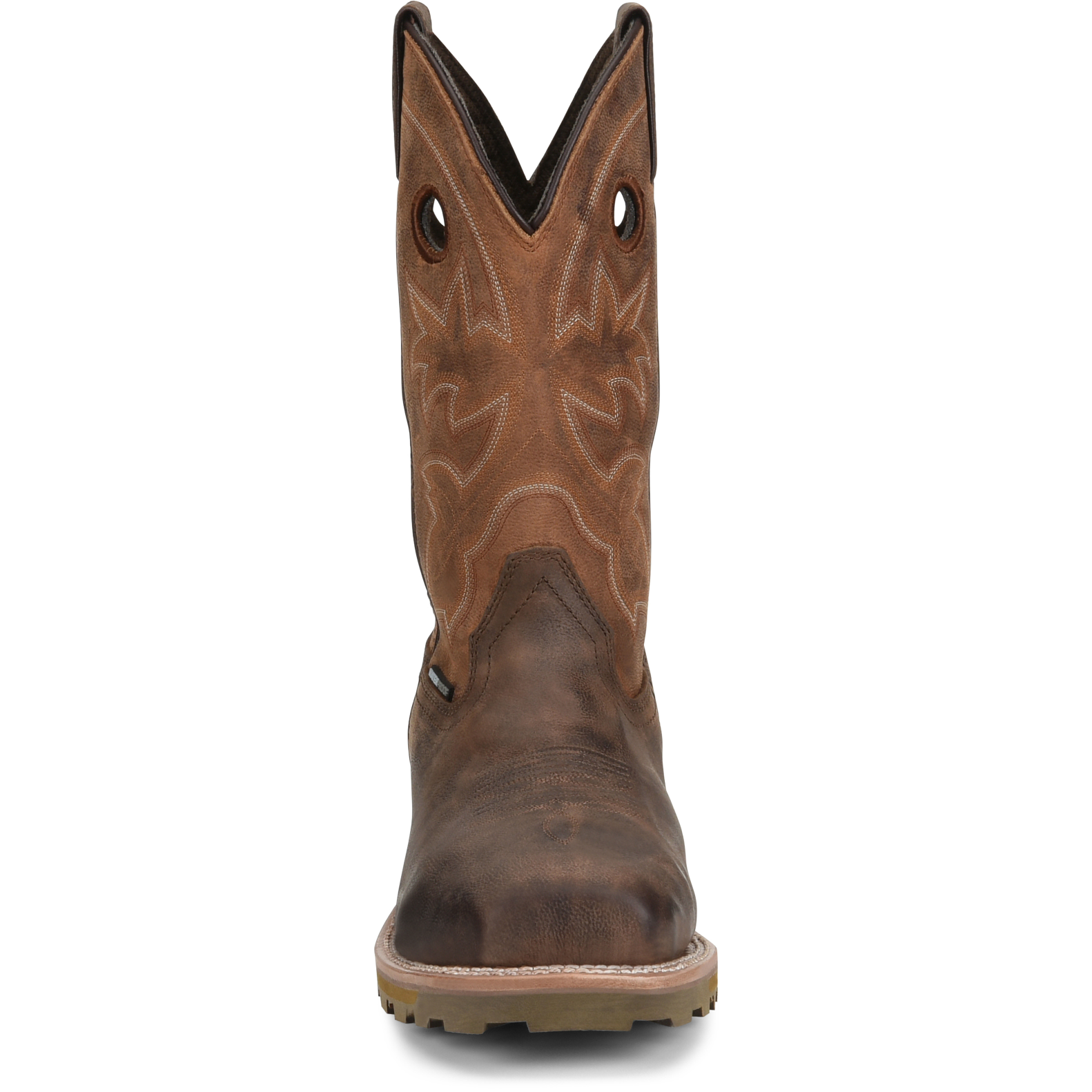 Double H Men's Abner 12" Comp Toe WP Western Work Boot- Brown - DH5353  - Overlook Boots