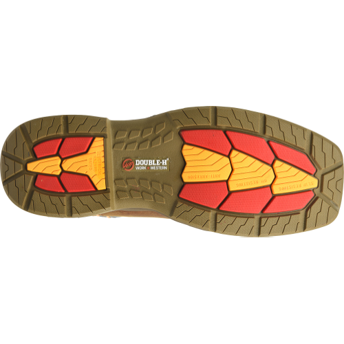 Double H Men's Troy 11" Square Toe Waterproof Western Work Boot Brown- DH5357 - Overlook Boots