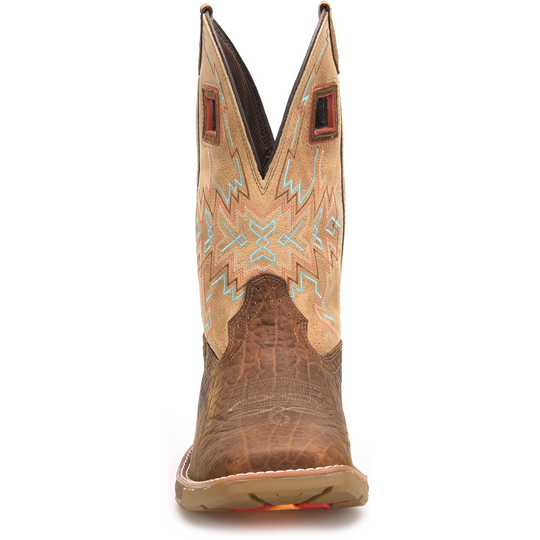 Double H Men's Phantom Rider Clem 11" Square Toe Western Work Boot - Brown - DH5361  - Overlook Boots