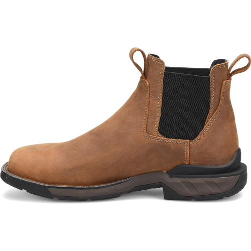 Double H Men's Heisler 5" Square Toe Western Work Boot- Brown - DH5363  - Overlook Boots