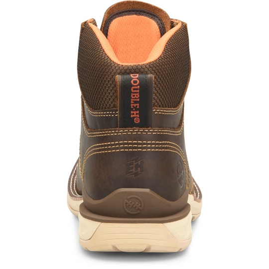 Double H Men's Brunel 6" Moc Toe Western Work Boot - Brown - DH5372  - Overlook Boots