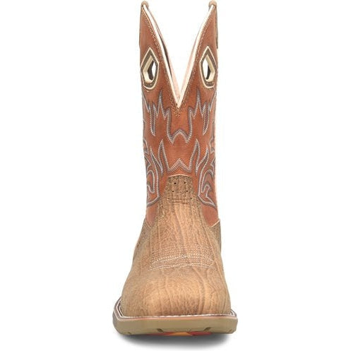 Double H Men's Phantom Rider 11" WD SQ Composite Toe Roper Work Boot -Brown- DH5377 - Overlook Boots
