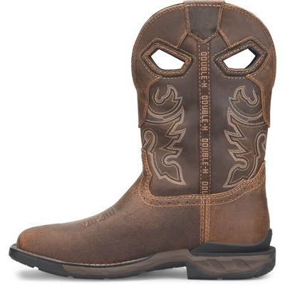 Double H Men's Phantom 11" WP Wide Square Toe Work Boot -Brown- DH5380  - Overlook Boots
