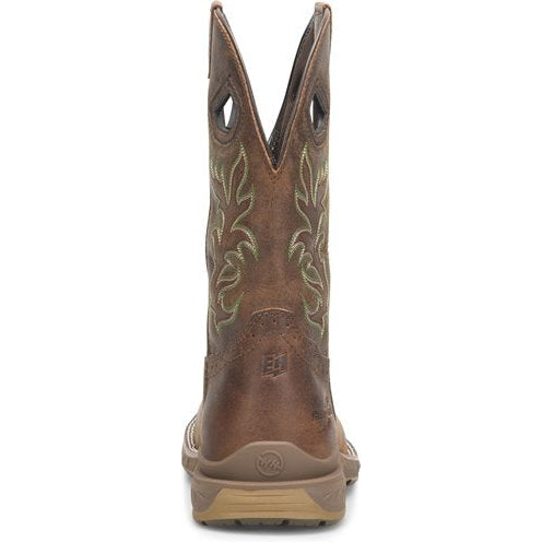 Double H Men's Phantom Roper Boots - 11" Wide Square Toe, Light Brown