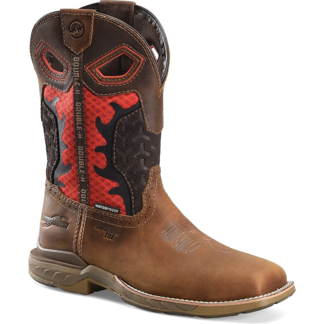 Double H Men's Purge 11" WP Comp Toe Roper Work Boot -Brown- DH5391 7.5 / Medium / Brown - Overlook Boots