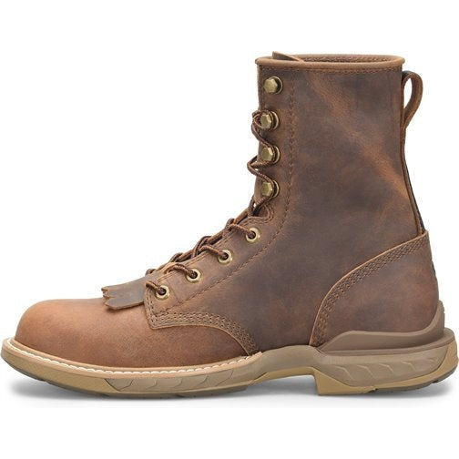 Double H Men's Phantom Rider Raid 8" Composite Toe Lacer Work Boot -Brown- DH5393  - Overlook Boots