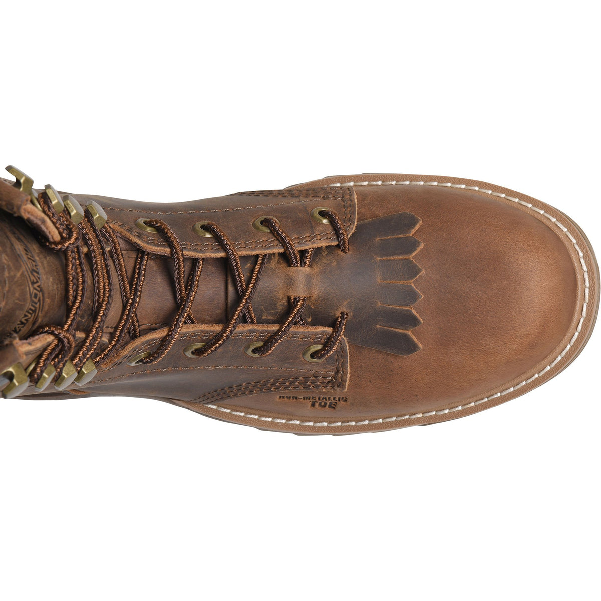 Double H Paratrooper HH Horseshoe Metal Heel Plate Lace Up Leather Combat Boots Double H Charity DH5314 - Chester Boot Shop main image 2