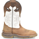 Double H Women's Phantom Rider Brave 10" Wide Square Toe Western Work Boot -Brown- DH5425 6 / Medium / Brown - Overlook Boots