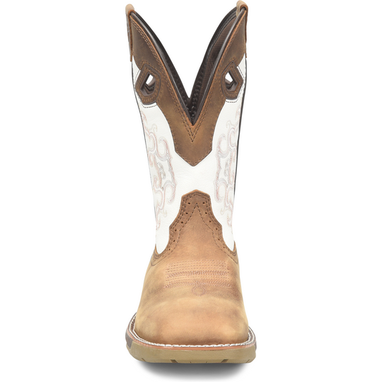 Double H Women's Phantom Rider Brave 10" Wide Square Toe Western Work Boot -Brown- DH5425  - Overlook Boots