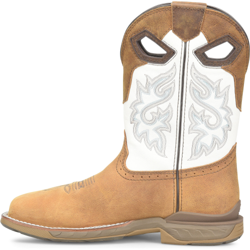 Double H Men's 11" WD Square Toe Comp Toe Roper Work Boot -Brown- DH5426  - Overlook Boots