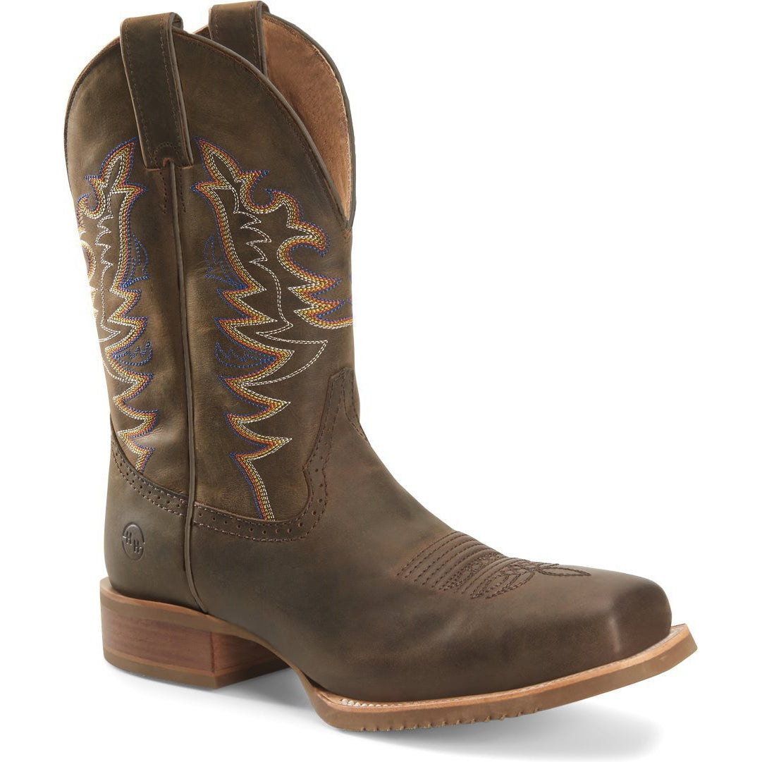 Double H Men's Orin 11" Square Toe Western Classic Boot- Brown- DH6014 7.5 / Medium / Brown - Overlook Boots