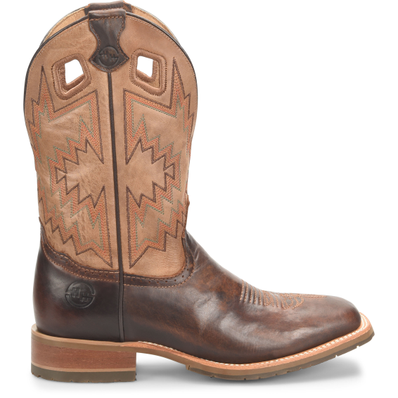 Double H Men's Winston 11" Square Toe Western Work Boot- Brown- DH7023  - Overlook Boots