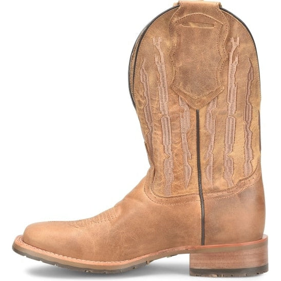 Double H Men's Covada 11" Stockman Wide ST Work Boot -Tan- DH7033  - Overlook Boots