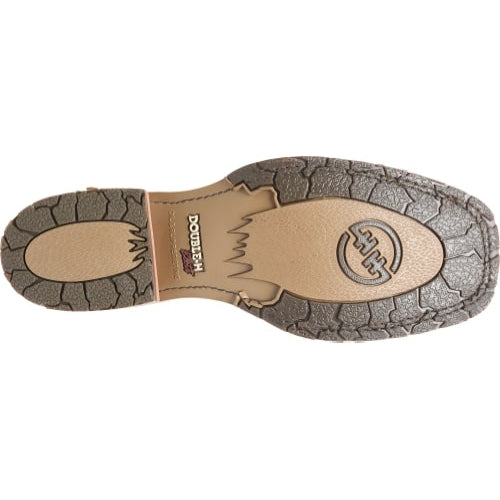 Double H Men's Covada 11" Stockman Wide Square Toe Work Boot -Tan- DH7033 - Overlook Boots