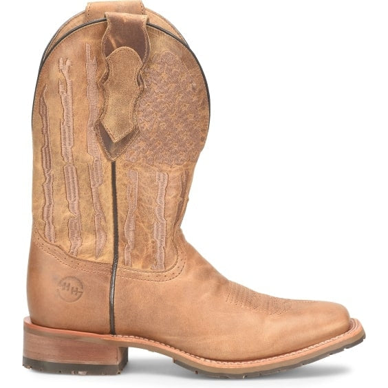 Double H Men's Covada 11" Stockman Wide ST Work Boot -Tan- DH7033  - Overlook Boots