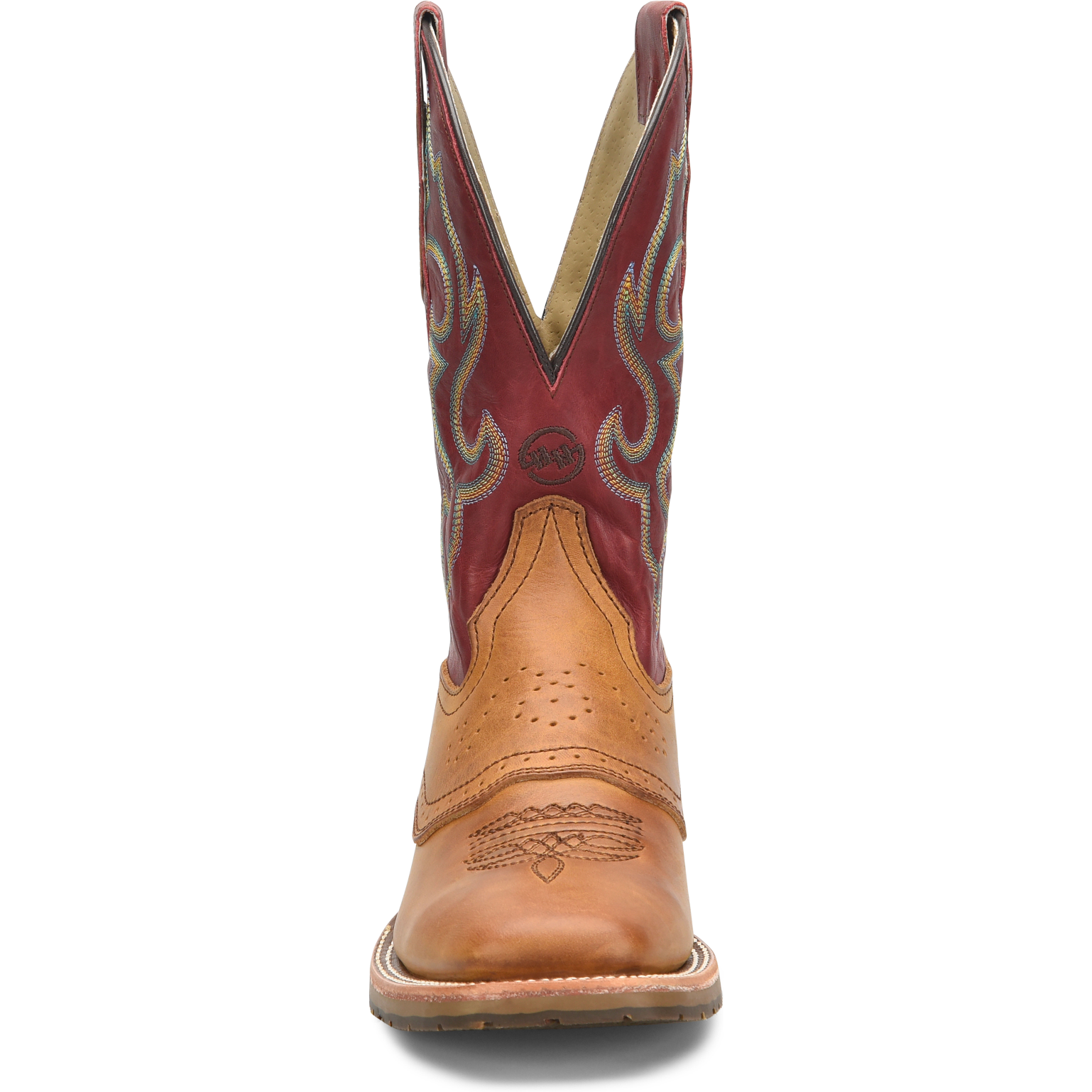 Double H Men's Odie 11" Wide ST Slip Resist Roper Western Work Boot - Red - DH8556  - Overlook Boots