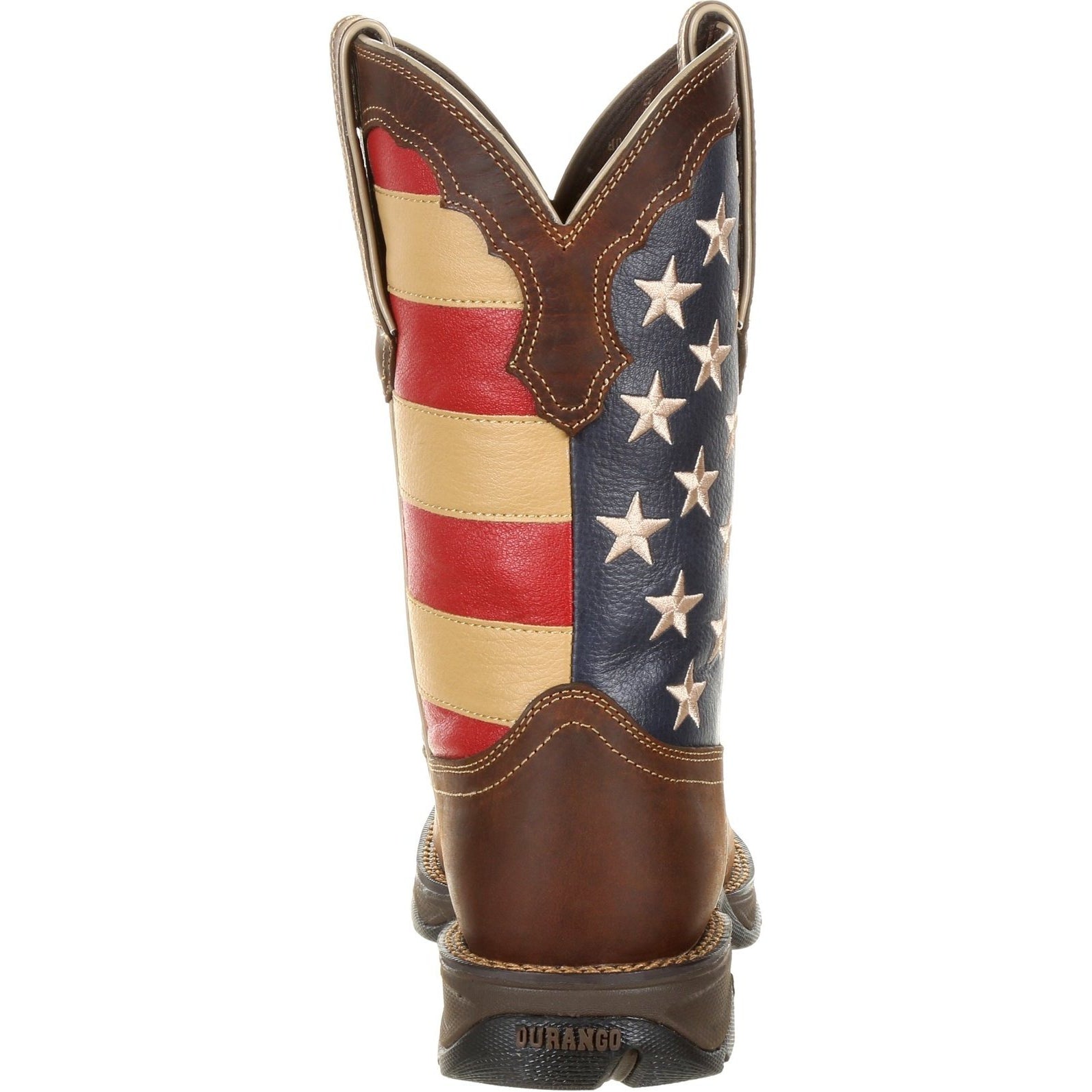 Durango Women's Lady Rebel 10" Steel Toe Patriotic Flag Work Boot  - Overlook Boots